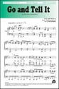 Go and Tell It SATB choral sheet music cover